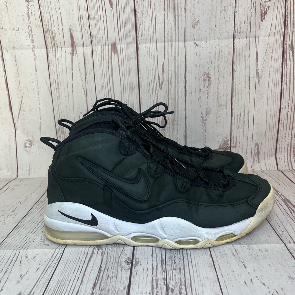 2016 Nike Air Max Uptempo Black White 311090-005 Mens Size 13 Sneakers Shoes
